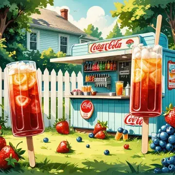 Cola Ice Pop Nostalgia: Frozen Treat Branding