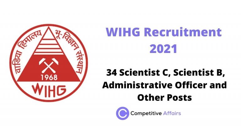 WIHG Recruitment 2021