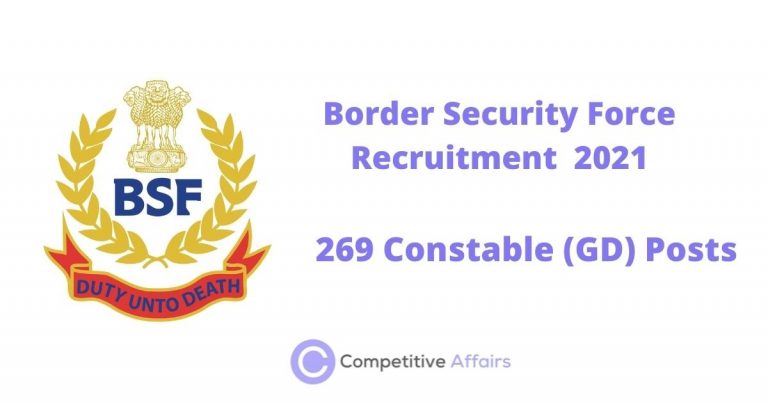 Border Security Force Recruitment 2021