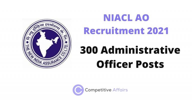 NIACL AO Recruitment 2021