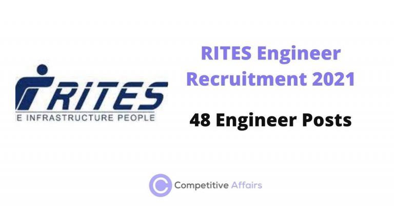 RITES Engineer Recruitment 2021