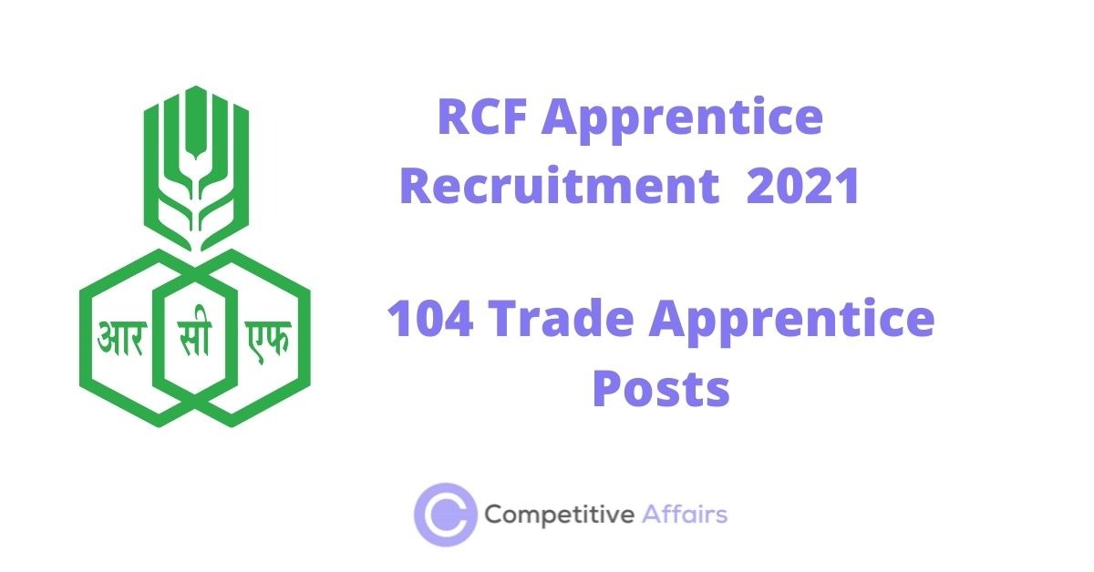 RCF Apprentice Recruitment 2021