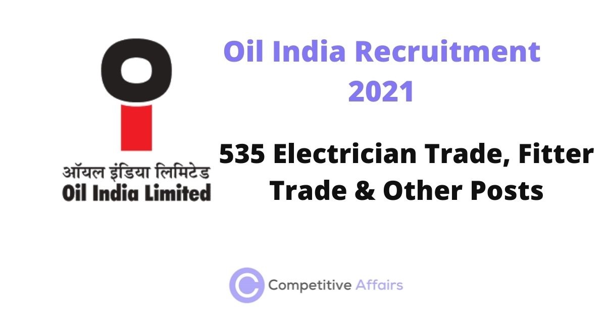 Oil India Recruitment 2021