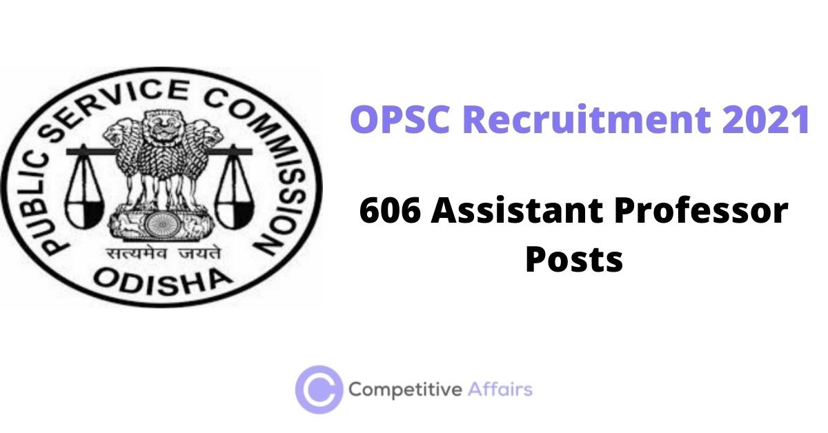 OPSC Recruitment 2021