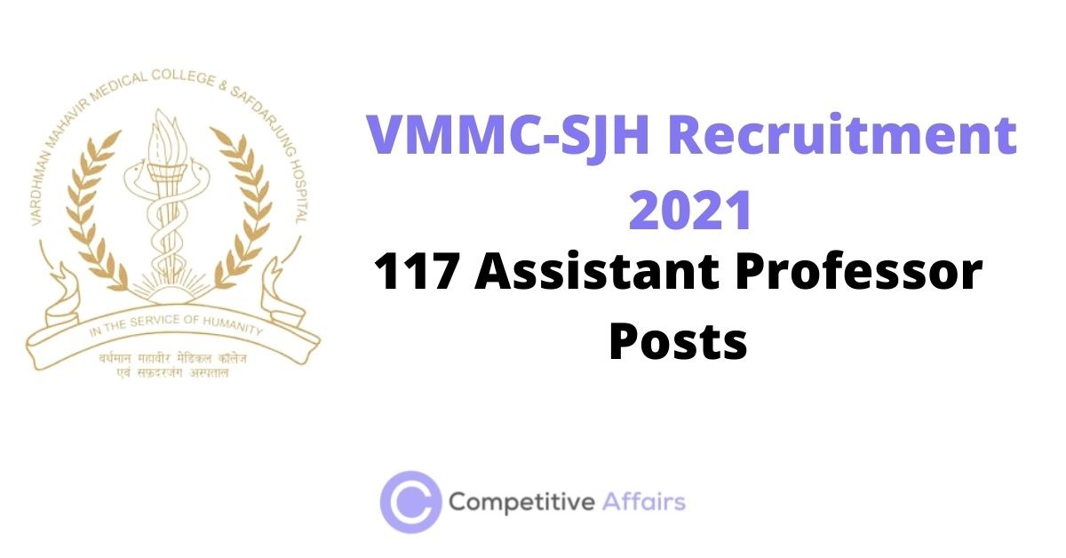 VMMC-SJH Recruitment 2021