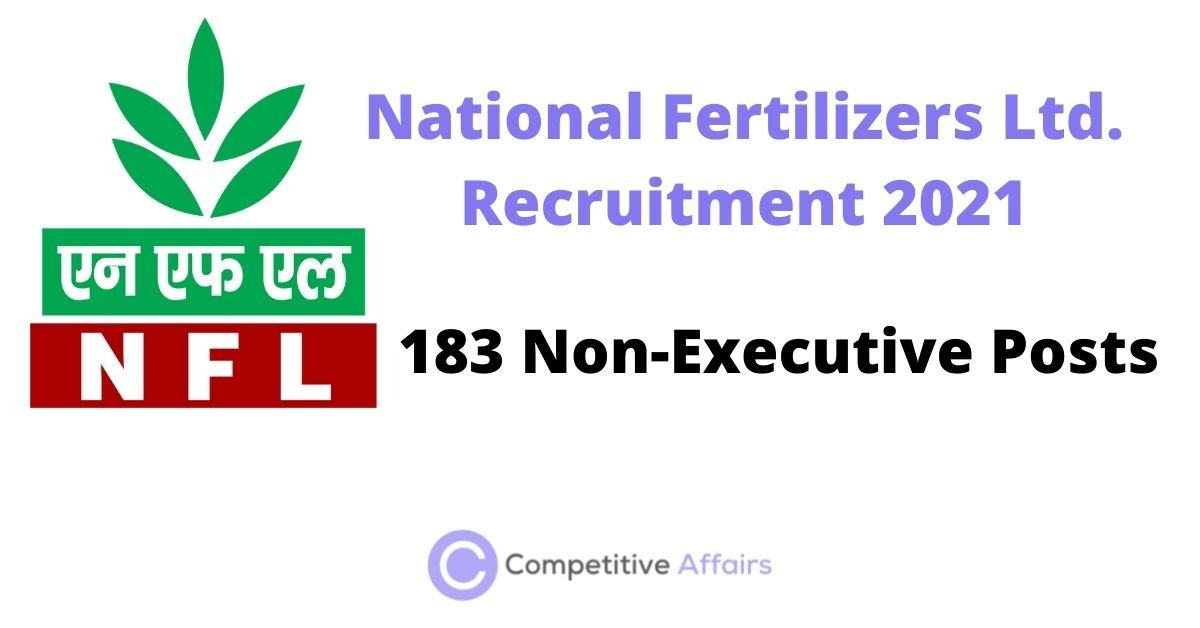 National Fertilizers Ltd. Recruitment 2021