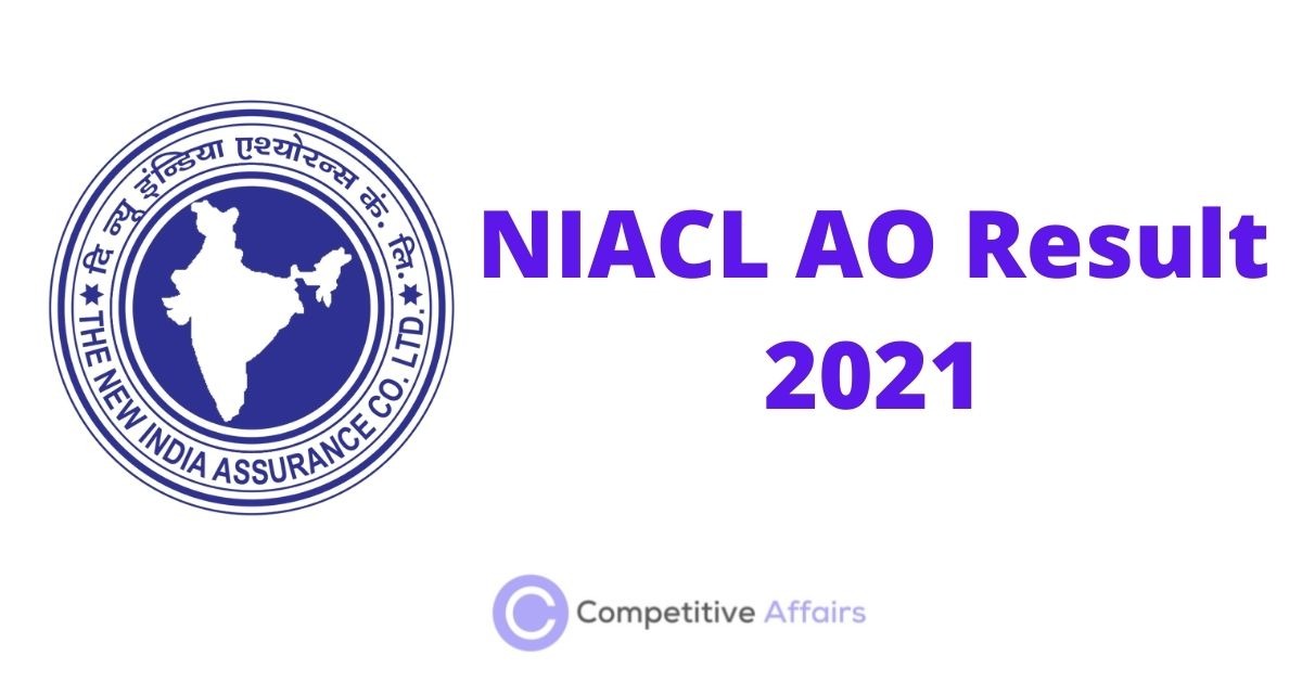 NIACL AO Result 2021