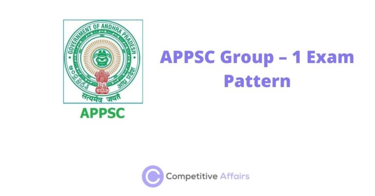 APPSC Group – 1 Exam Pattern