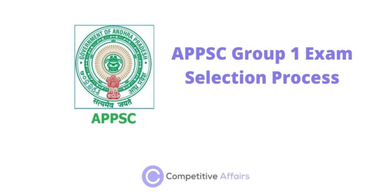 APPSC Group 1 Exam Selection Process