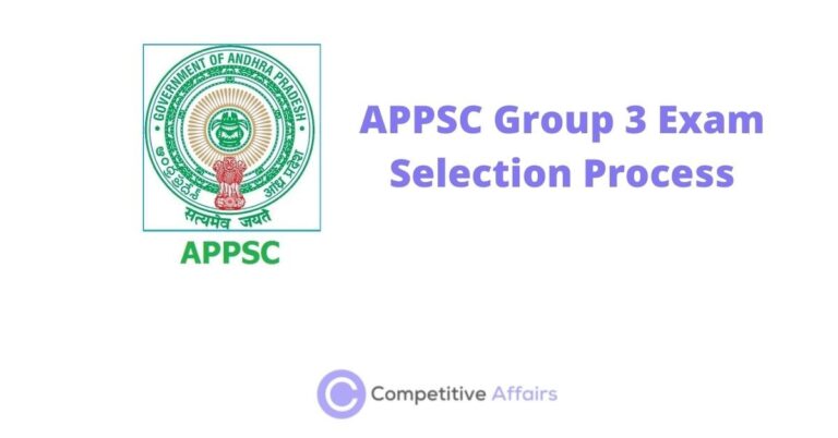 APPSC Group 3 Exam Selection Process