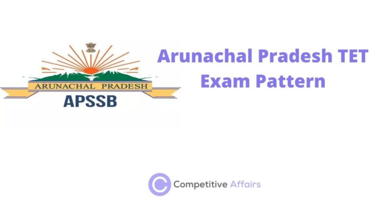 Arunachal Pradesh TET Exam Pattern