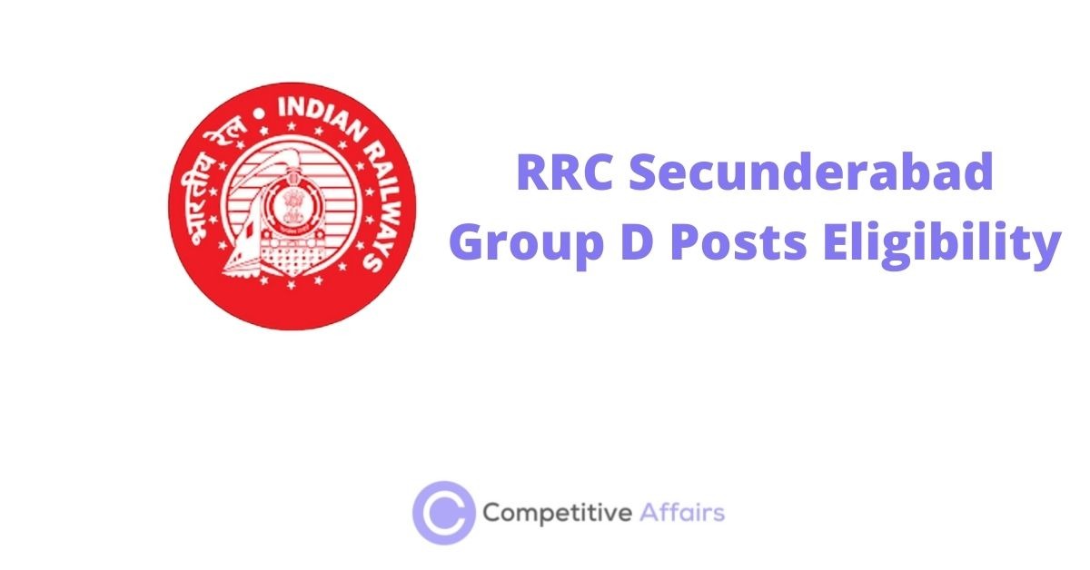 RRC Secunderabad Group D Posts Eligibility