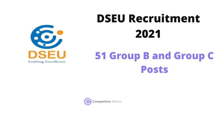 DSEU Recruitment 2021