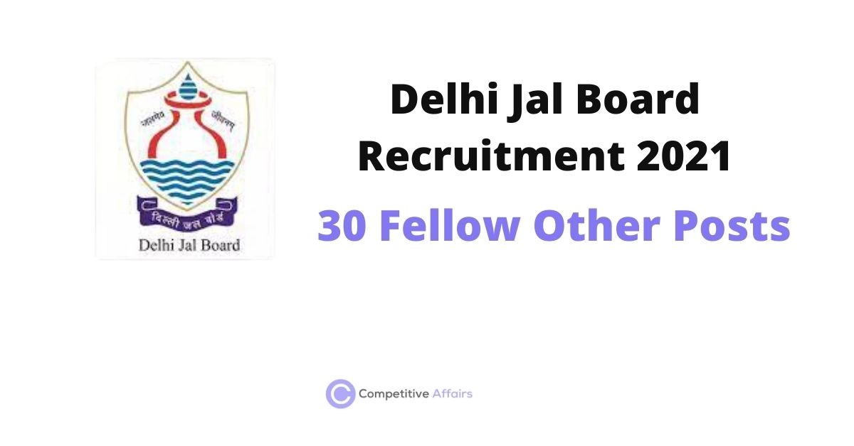 Delhi Jal Board Recruitment 2021