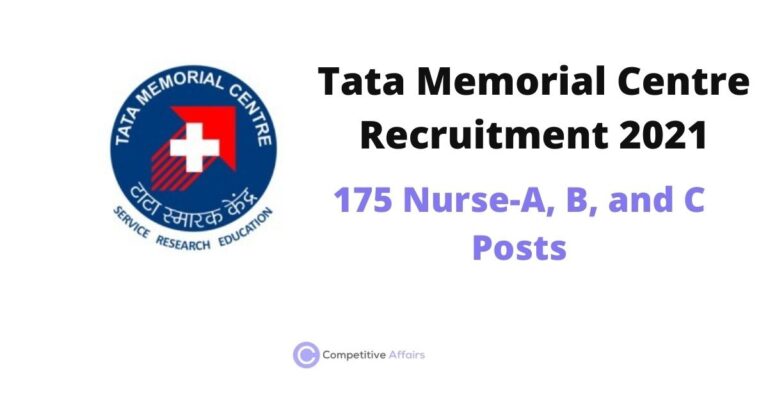 Tata Memorial Centre Recruitment 2021