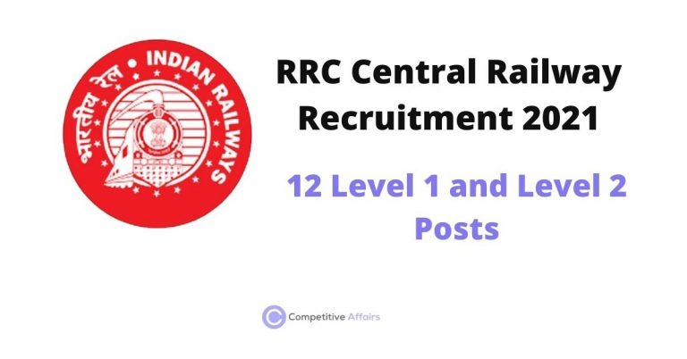 RRC Central Railway Recruitment 2021