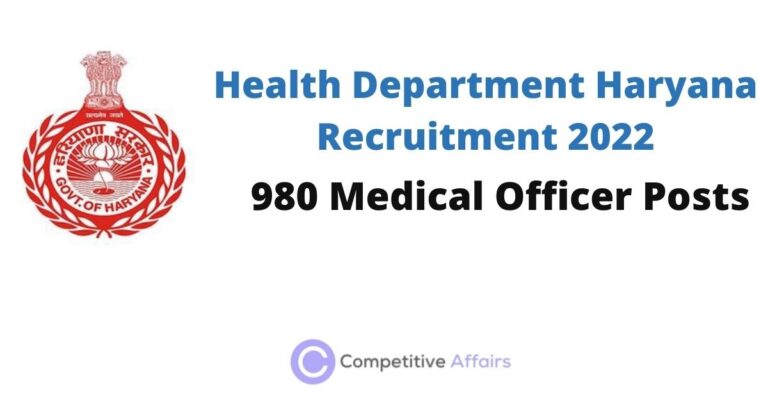 Health Department Haryana Recruitment 2022
