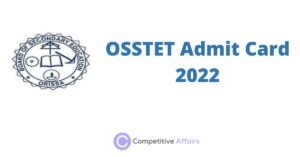 OSSTET Admit Card 2022
