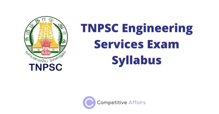 TNPSC Engineering Services Exam Syllabus