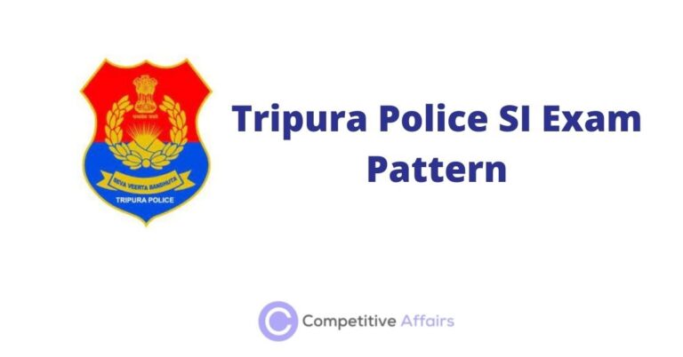 Tripura Police SI Exam Pattern