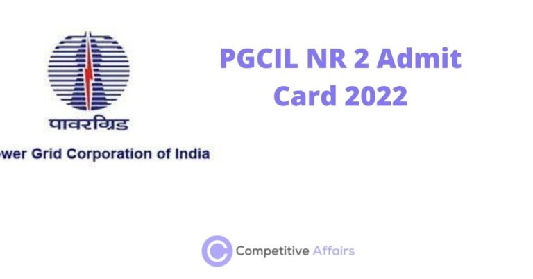 PGCIL NR 2 Admit Card 2022