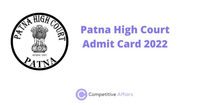 Patna High Court Admit Card 2022