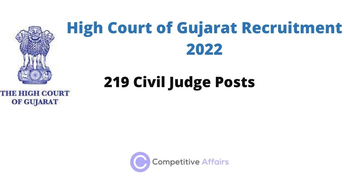 High Court of Gujarat Recruitment 2022