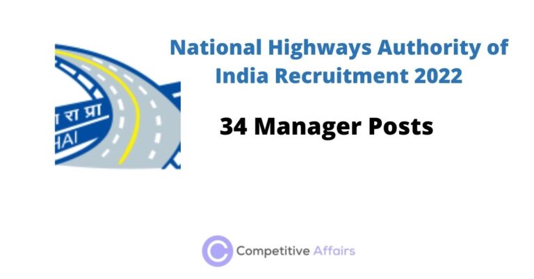 National Highways Authority of India Recruitment 2022