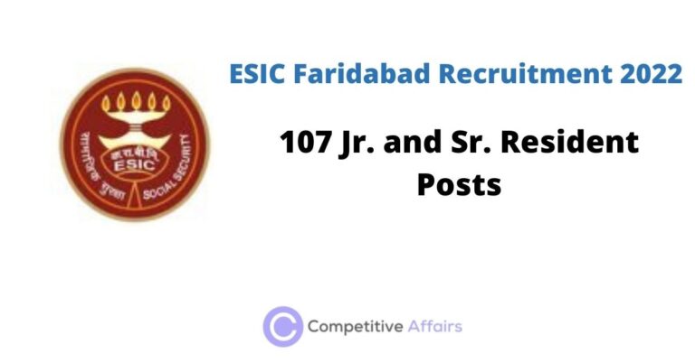 ESIC Faridabad Recruitment 2022