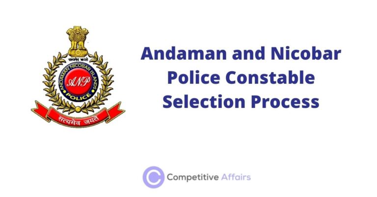 Andaman and Nicobar Police Constable Selection Process