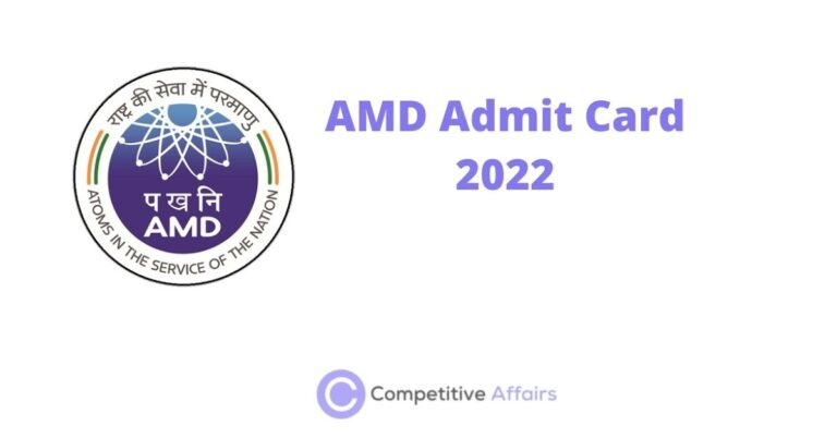 AMD Admit Card 2022