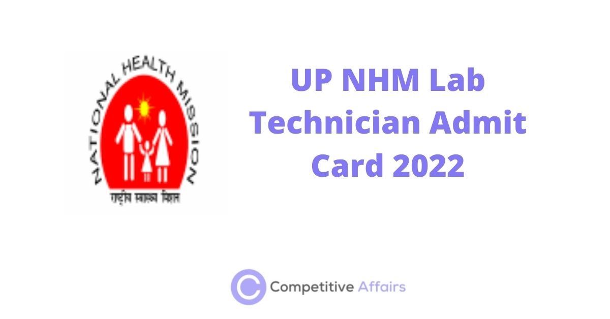 UP NHM Lab Technician Admit Card 2022