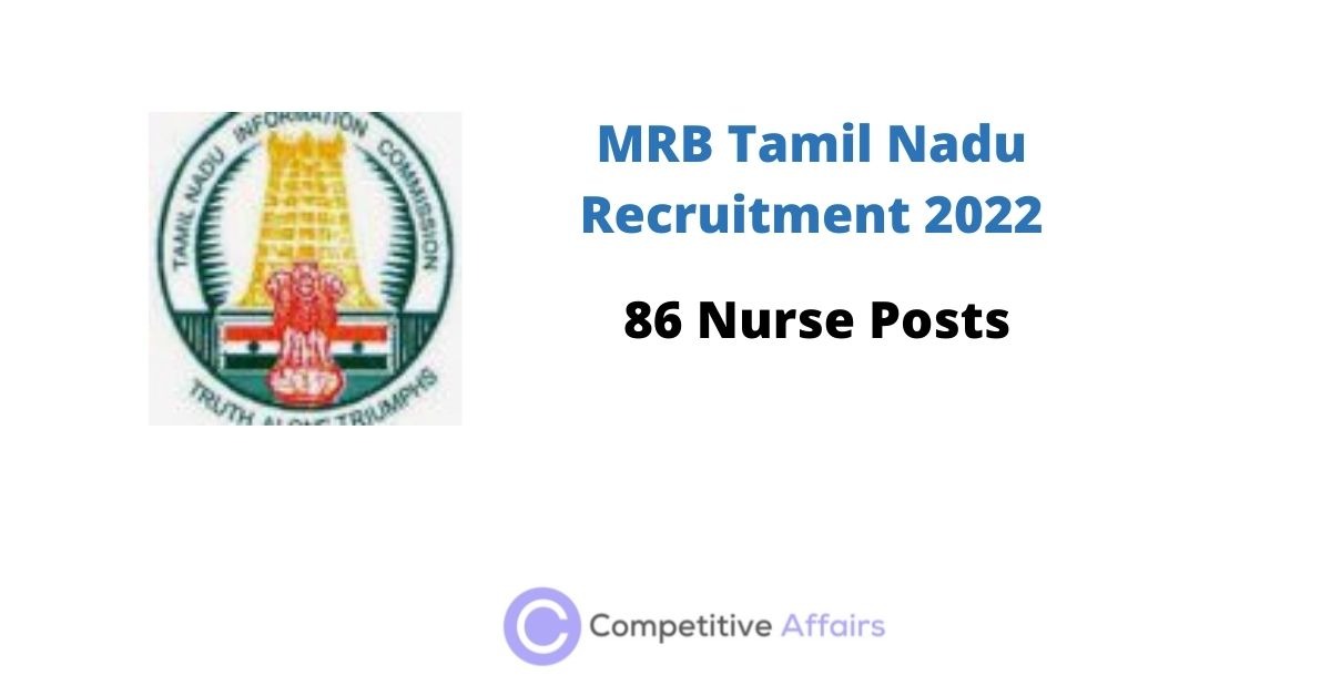 MRB Tamil Nadu Recruitment 2022