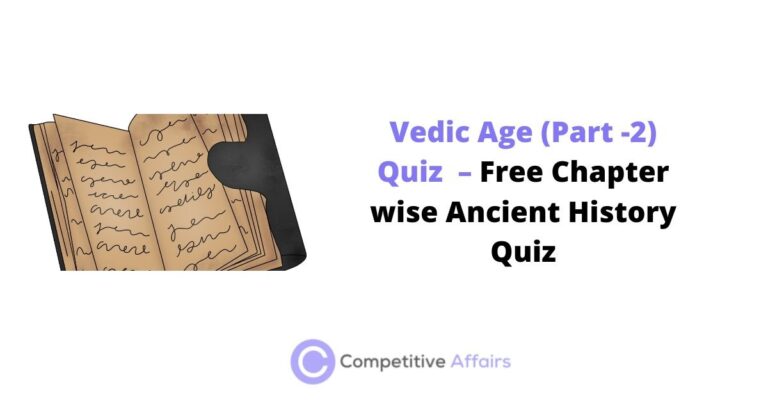 Vedic Age (Part -2) Quiz